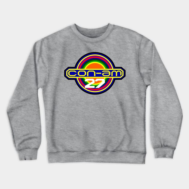 Con Am 27 Crewneck Sweatshirt by synaptyx